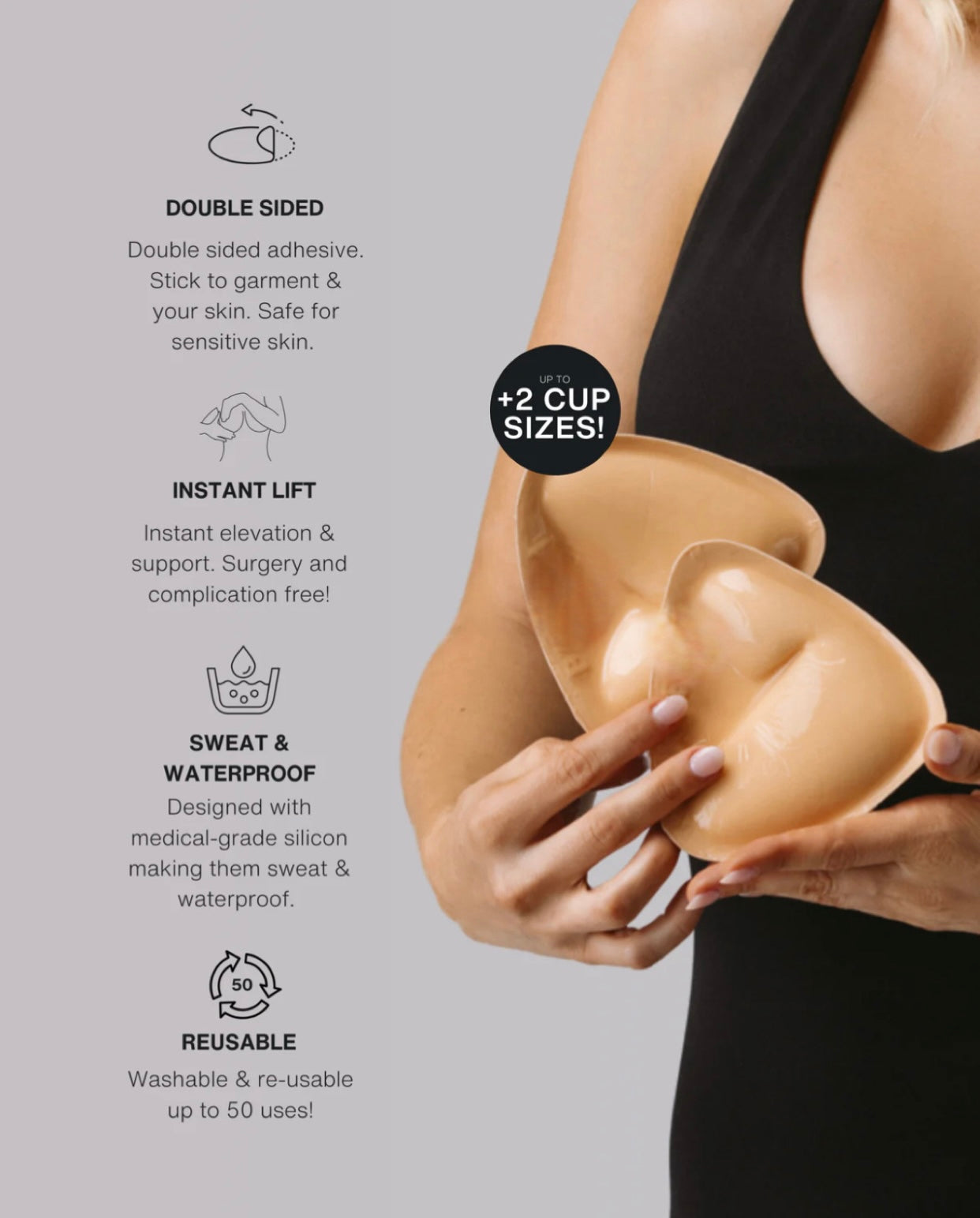 EleveLift™ — Instant Boost Push-Up Bra Inserts